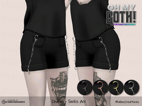 Sims 4 — Oh My Goth - Chains Accessory by MahoCreations — new mesh basegame female teen to adult 4 swatches to find in
