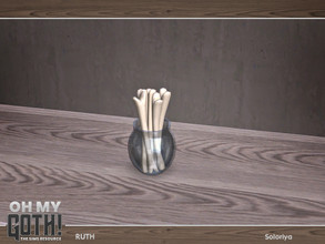 Sims 4 — Oh My Goth. Ruth. Bones in Jar by soloriya — Bones in jar. Part of Oh My God - Ruth set. 1 color variation.