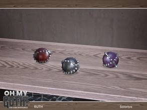 Sims 4 — Oh My Goth. Ruth. Ornament, v2 by soloriya — Ornament, version two. Part of Oh My God - Ruth set. 3 color