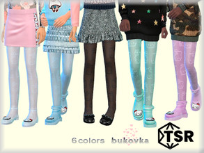 Sims 4 — Tights Hello Kitty 2  childs/female by bukovka — Tights for girls, child. Installed independently. Suitable for