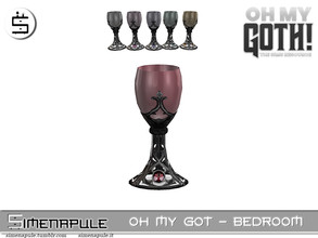 Sims 4 — Oh My Goth - Gothic Glass by Simenapule — Oh My Goth - Gothic Glass.