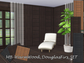 Sims 4 — MB-WarmWood_DouglasFirs_SET by matomibotaki — MB-WarmWood_DouglasFirs_SET Wood Douglas firs wall and floor set
