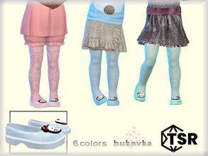 Sims 4 — Shoes Hello Kitty toddler by bukovka — Shoes for girls, toddler. Installed autonomously. The new mesh is mine,