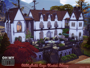 Sims 4 — OhMyGoth! Carpe Noctem Library / TSR CC Only by nolcanol — Carpe Noctem Library is an amazing place with a