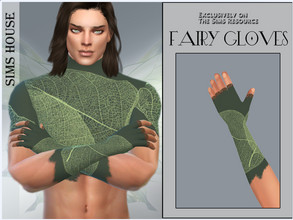 Sims 4 — GLOVES FAIRY M/F by Sims_House — GLOVES FAIRY M/F 5 color options. M/F FAIRY GLOVES for The Sims 4 game.