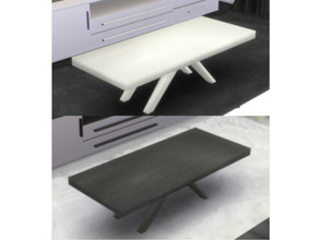 Sims 4 — Coffee table by Samsoninan — A simple coffee table in wood with clean lines.
