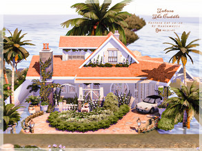 Sims 4 — Tartosa The Cuddle No CC Lot by Moniamay72 — This is a 2 Bedrooms Beauty Tartosa World Summer Home perfect for a