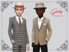 Sims 4 — Guidry Hat Boys by McLayneSims — TSR EXCLUSIVE Standalone item 7 Swatches MESH by Me NO RECOLORING Please don't