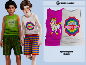 Sims 4 — Mitchel Top by couquett — fresh top for your kids 22 colors all lods All Map Custom thumbnail