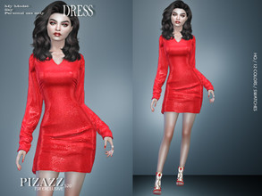 Sims 4 — Be Bold Dress by pizazz — Dress for your sims 4 games. The dress is stylish and modern. Great for that night on