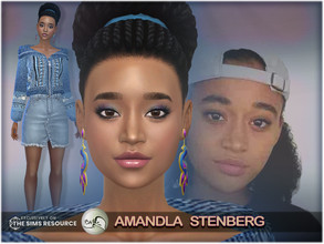 Sims 4 — SIM Amandla Stenberg by BAkalia — Hello :) Do you remember little girl Rue from The Hunger Games played by