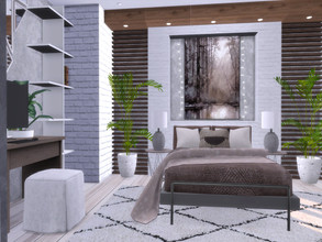 Sims 4 — Deelara Bedroom by Suzz86 — Deelara is a fully furnished and decorated bedroom. Size: 6x6 Value: $ 10,600 Short