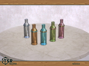 Sims 4 — Selena. Botte, v1 by soloriya — Bottle, version one. Part of Selena set. 5 color variations. Category:
