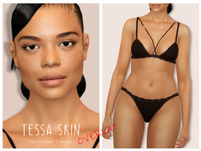 Sims 4 — [Patreon] Tessa Skin OVERLAY by thisisthem — - HQ Compatible ; - 5 swatches ; - Skin Details Category ; - Teen+