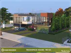 Sims 4 — Rockspace House NoCC by Sedricia — Rockspace House NoCC Domus Familiaris, Brindleton Bay Modern House Full