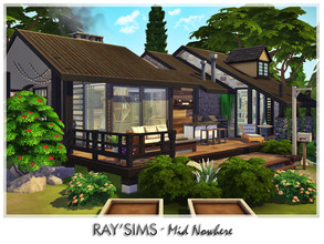 Sims 4 — Mid Nowhere by Ray_Sims — This house fully furnished and decorated, without custom content. This house has 2