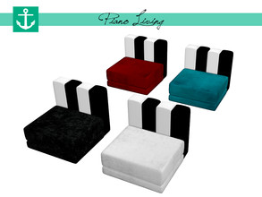 Sims 4 — Piano Living - Armchair Vers. 3 by zarkus — Piano Living - Armchair Vers. 3 4 colors