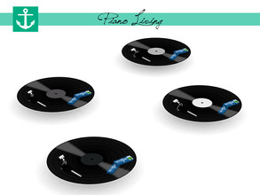Sims 4 — Piano Living - Vinyl Record Pocket Emptier by zarkus — Piano Living - Vinyl Record Pocket Emptier 4 colors