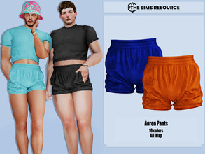 Sims 4 — Auron Pants by couquett — Short Pants for your adult sims 10 colors all lods All Map Custom thumbnail