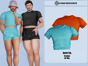Sims 4 — Auron Top by couquett — top for your male sims Avaible in10 Swatches HQ mod compatible all Lod All Map Custom