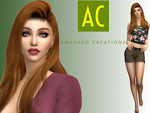 Sims 4 — Renee Linwood by Amadaeo1969 — Young Adult Female Traits -Neat -Ambitious -Dog Lover Aspiration -Computer Whiz