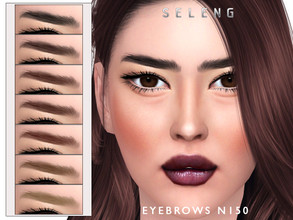 Sims 4 — Eyebrows N150 by Seleng — The eyebrows has 21 colours and HQ compatible. Allowed for teen, young adult, adult