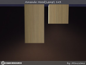 Sims 4 — Amanda Hood(Lamp) 1x3 by Mincsims — It functions as a lamp. Basegame Compatible. 10 swatches.