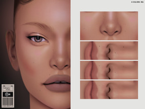 Sims 4 — Moles | N01 by cosimetic — - All genders. - 4 swatches. - Custom Thumbnail. - Skin detail Category.