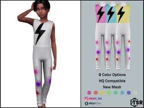 Sims 4 — Gymnastic Suit by Praft — Praft's Gymnastic Suit - 8 Colors - New Mesh (All LODs) - All Texture Maps - HQ