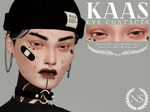 Sims 4 — Kaas Eyes by networksims — Dark human eyes in Sith colour tones.