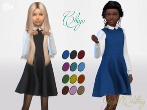 Sims 4 — Chiyo by Garfiel — - 12 colours - Everyday, party, formal - Base game compatible - HQ compatible