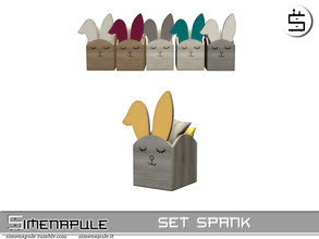 Sims 4 — Set Spank - Basket Pillow by Simenapule — Set Spank - Basket Pillow. 6 colors.