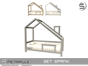 Sims 4 — Set Spank - Bed by Simenapule — Set Spank - Bed. 3 colors.