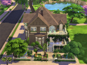 Sims 4 — Willow Creek Mansion no cc by sgK452 — Large family house, with 3 bedrooms that can accommodate a maximum of 6