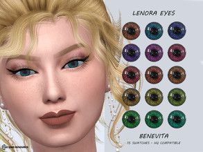 Sims 4 — Lenora Eyes [HQ] by Benevita — Lenora Eyes HQ Mod Compatible 15 Swatches For all age I hope you like!