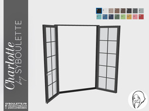 Sims 4 — Charlotte - Arch Double door Open by Syboubou — This are wide opened double door, and function as an arch.