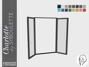 Sims 4 — Charlotte - Arch Modern Double door open by Syboubou — This are wide opened double door, and function as an