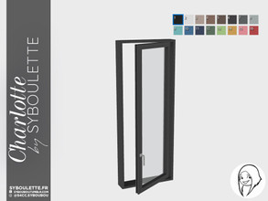 Sims 4 — Charlotte - Modern Singlewindow Half by Syboubou — This is a modern half opened single window.