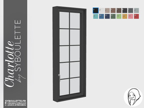 Sims 4 — Charlotte - Single window Closed by Syboubou — This is a closed single window.
