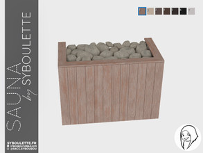 Sims 4 — Sauna - Stones by Syboubou — Those are decorative stones.