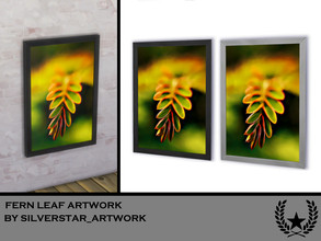 Sims 4 — Fern Leaf Artwork by Silverstar_Artwork — Fern Leaf Artwork by Silverstar_Artwork