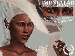 Sims 4 — Mustafar Eyes by networksims — Dark, realistic eyes.