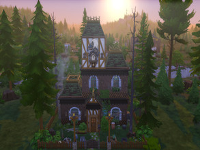 Sims 4 — Werewolf Manor by susancho932 — A spooky Manor where no one lives in but the creature of the Full moon. The