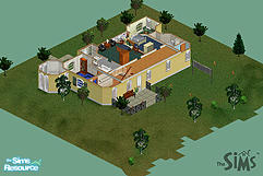 Sims 1 — Crawford Estates: Riverview by Tirak — A nice house with a view of the river. A large backyard, 2 bedroom, 2