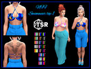 Sims 4 — Swimwear top 1 by Nadiafabulousflow — Hi guys! This upload its a swimwear top - New mesh - Compatible HQ Mod -