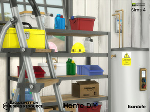Sims 4 — Home DIY by kardofe — DIY workshop, to put in the garage at home or in any room, consists of nine new screens,