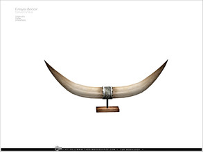 Sims 4 — Freya decor - horns by Severinka_ — Horns From the set 'Freya decor' Build / Buy category: Decor / Clutter