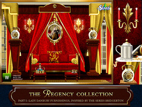 Sims 3 — Danbury Regency Collection Part I by Cashcraft — The Danbury Regency Collection Part I, is a Sims 3 set inspired
