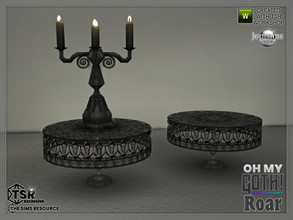 Sims 4 — Oh my Goth Roar living coffee table by jomsims — Oh my Goth Roar living coffee table
