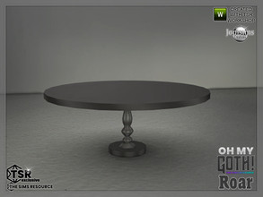 Sims 4 — Oh my Goth Roar living coffee table2 by jomsims — Oh my Goth Roar living coffee table2